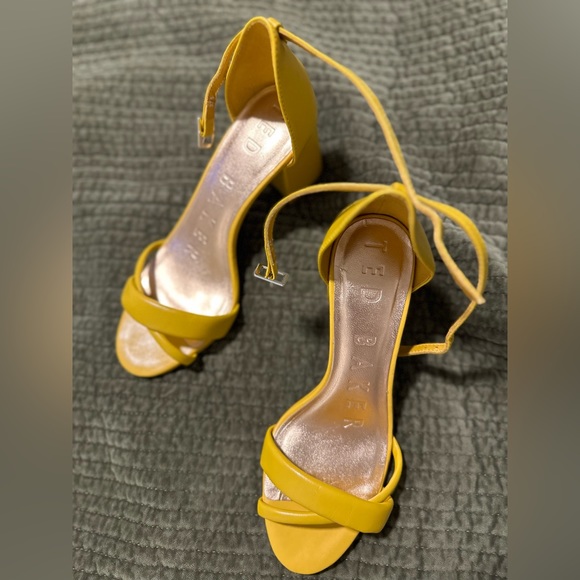 NEVER WORN Ted Baker ankle strap midi heel shoes Size 37.5 - Picture 9 of 11